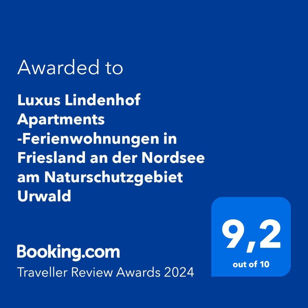 Luxus Lindenhof Apartments -Ferienwohnungen In Friesland An Der Nordsee Am Naturschutzgebiet Urwald Neuenburg  エクステリア 写真